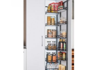 Kitchen Pantry Unit - Soft Close (Complete System Mechanism & Flat Base Basket)